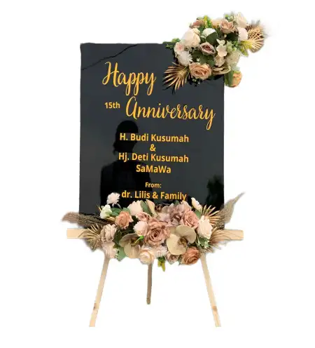 Papan Bunga Akrilik Karangsinom