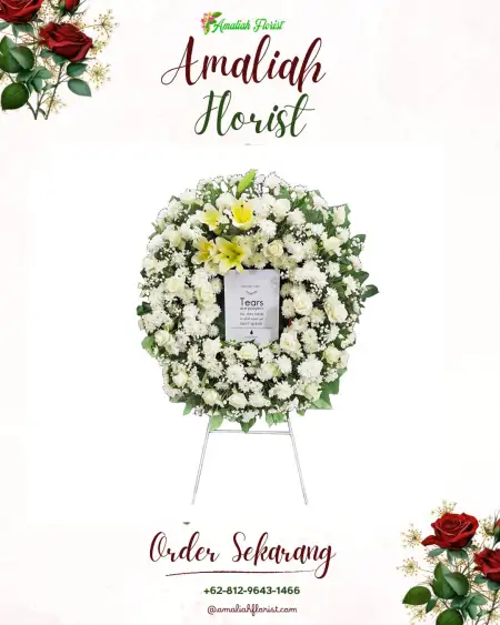 Krans Bunga Duka Karangsinom